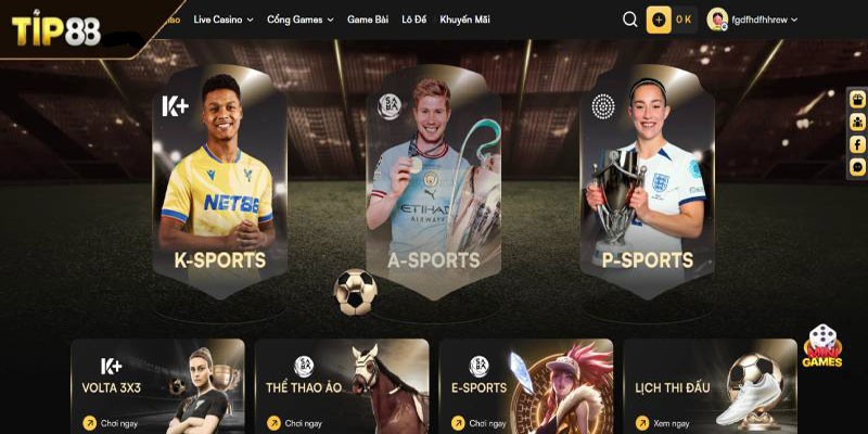 Cá cược thể thao – Lợi thế của Tip88 bet